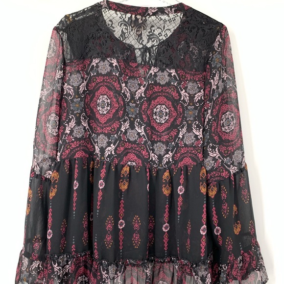 Knox Rose Boho Peasant Top Size XXL - Picture 7 of 7